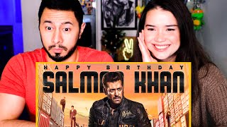 SALMAN KHAN TRIBUTE MASHUP  Birthday Special  Sarath Kannanz  Reaction by Jaby amp Achara [upl. by Ofloda782]