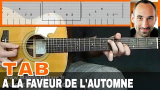 VideoTab quotA La Faveur De LAutomnequot  Cours MaleroGuitarefr [upl. by Kirrad758]