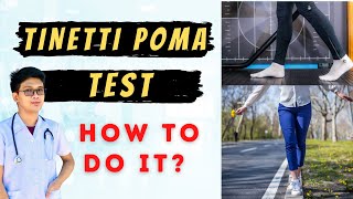 POMA  TINETTI BALANCE TEST  Performance Oriented Mobility Assessment [upl. by Idner]