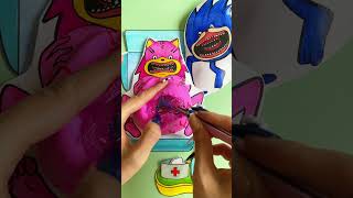 Rescue AMY SONIC TAPES Pregnant  Squishy Paper Surgery  Ghes Handmade [upl. by Ellehsram]