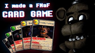 I made a FNaF CARD GAME TCG [upl. by Yeslah218]