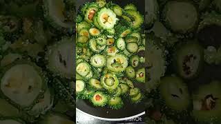 Karela Fry cooking food [upl. by Justis]