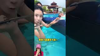 KERJAIN ADEK TIDUR DI KOLAM RENANG ⁉️shorts funny dubbing [upl. by Vil]