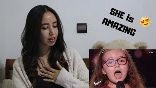 Serge Lama  Je suis malade  Emma  The Voice Kids France 2018  Blind Audition  REACTION [upl. by Neelhtak]