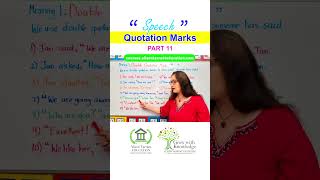 Using Speech Marks  Punctuating Direct Speech  EasyTeaching english writing punctuation speech [upl. by Allyce]