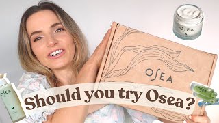 Should you try Osea My Review  Nontoxic Clean Vegan Skincare Routine 😶‍🌫️ [upl. by Annod]