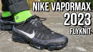 NIKE AIR VAPORMAX 2023 FLYKNIT REVIEW  On feet comfort weight breathability and price review [upl. by Kulda]