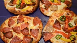 Make Your Own Pizza Using Pita Bread  UNBELIEVABLY EASY AND DELICIOUS [upl. by Einahpats196]