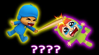 9 Pocoyo Hit amp Nina Crying Sound Variations in 45 Seconds [upl. by Yramesor]