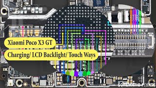 Xiaomi Poco X3 GT Charging LCD Backlight Touch Ways [upl. by Cordier]