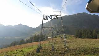 Luftseilbahn Rugisbalm  Lutersee Bergfahrt  cable car Switzerland [upl. by Daron]