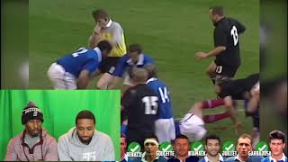 RUGBY GREAT JONAH LOMU HIGHLIGHTS REACTION [upl. by Letnuahc597]