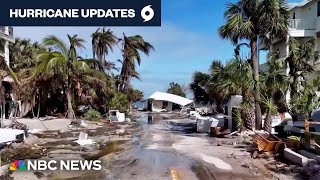 Florida residents begin to recover from the devastating damage left behind from Hurricane Milton [upl. by Bottali]