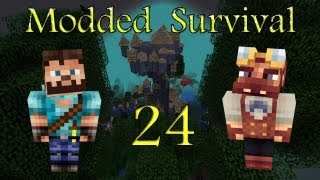 Minecraft Modded Survival Ep24  Wand of Negation [upl. by Adnomar]