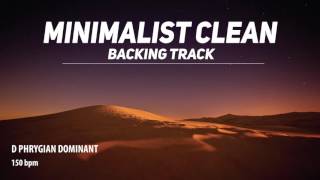 Minimalist Clean Backing Track  D Phrygian Dominant 150 BPM [upl. by Adnama639]