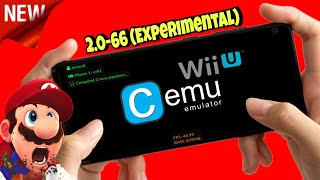 Finally Best Cemu Version 2066 Now Running More Smooth ON Android  Wii U Emulation ON Android [upl. by Htidra]