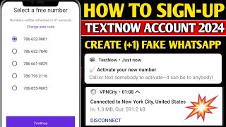 How to make textnow account 2023  TextNow new update  TextNow is unavailable in your country 2023 [upl. by Ilonka8]