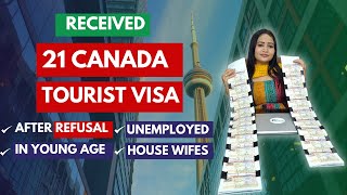 Received 21 Canada Tourist Visa  After Refusals  Canada Tourist Visa [upl. by Heringer2]