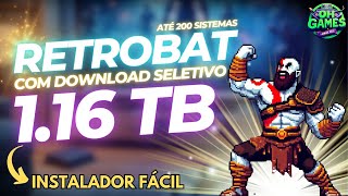 RetroBat 116TB  Até 200 Sistemas emulados e Instalador Fácil para Windows [upl. by Assetan]