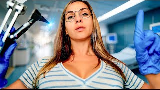 ASMR Soft Spoken Ear Cleaning Otoscope Exam Tuning Forks Personal Attention Cranial Nerve Exam [upl. by Eannaj]