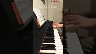 Severance Intro on Piano severance music piano [upl. by Maillliw]