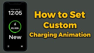 How to Set Custom Charging Animation on iphone How to Change iphone Charging Animation  Apple info [upl. by Netsriik389]