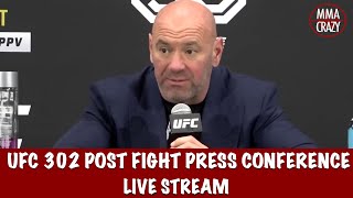 UFC 302 Makhachev vs Poirier Post Fight Press Conference Live Stream [upl. by Salim156]