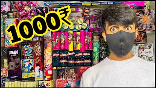 DIWALI CRACKERS STASH IN 1000₹  cheapest diwali crackers  diwali 2023 jaychandna [upl. by Katleen]