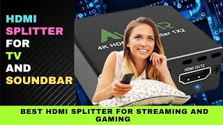 Try this Affordable HDMI Splitter for TV and Soundbar  Best HDMI Splitter For Streaming and Gaming [upl. by Nyraa101]