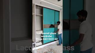 Lacquered Glass door wardrobe [upl. by Marabel]