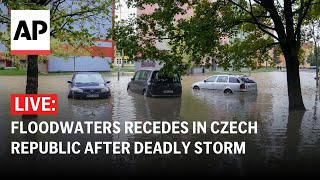 LIVE Floodwaters begin to recede in Czech Republic after deadly Central European storm [upl. by Etteniotna]