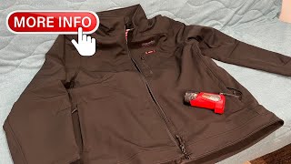 REVIEW  Milwaukee 204B21L M12 TOUGHSHELL LithiumIon Cordless Heated Jacket 3 Ah  Large Black [upl. by Htenywg]