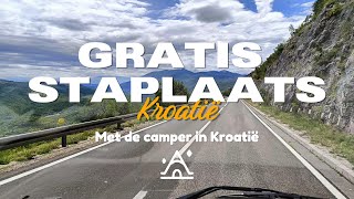 WE SLAPEN OP EEN GRATIS PLAATS MET DE CAMPER IN KROATIË 175 [upl. by Elisha]