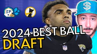 Players Overvalued In HalfPoint PPR  2024 Best Ball Draft 73 [upl. by Nyrok]