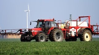 Case 5150 with Agrifac Milan spraying  Gewasbescherming spuiten  Flevoland  Holland [upl. by Mcilroy]