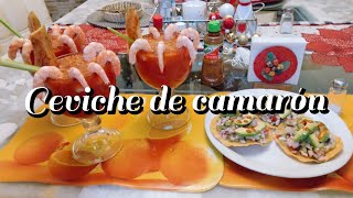 Delicioso ceviche de camarón y pescado tilapia [upl. by Snashall]