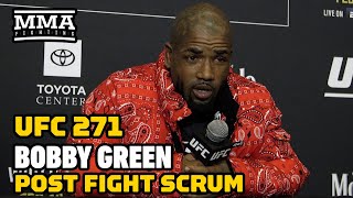 Bobby Green Says Nasrat Haqparast Saying ‘I Smell Fear’ Infuriated Him  UFC 271  MMA Fighting [upl. by Ydnas]