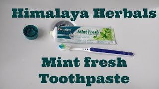 Fluoride free Himalaya Herbals Mint fresh toothpaste [upl. by Ezequiel]