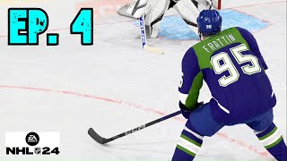 Hot New Rookie  NHL 24  Franchise Ep4 [upl. by Anirrok]