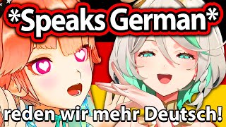 Kiara and Cecilia Suddenly Speaks German and Confuses Everyone 【Hololive EN】 [upl. by Sergei]