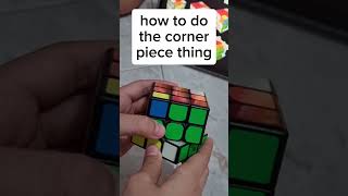 how to do the corner piece thingy [upl. by Ronaele]