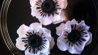 How to make Gumpaste Anemone [upl. by Alarice]