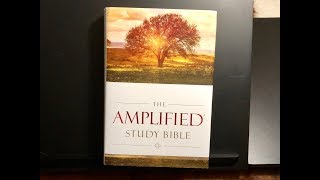 Amplified Study Bible by Zondervan Review 4K [upl. by Alehs]