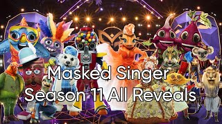 Masked Singer Season 11 All Reveals [upl. by Molton]