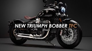 New 2020 Triumph Bobber TFC Unveiled At EICMA [upl. by Ahtenek]