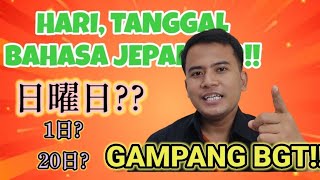 NAMA HARI DAN PENYEBUTAN TANGGAL DALAM BAHASA JEPANG BAGAIMANA SI [upl. by Adaj]