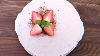 Tarta fácil de fresas y chocolate blanco  sin horno [upl. by Ingalls]