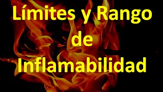 f2f Física y química del fuego 4 Límites y rango de inflamabilidad [upl. by Roane]