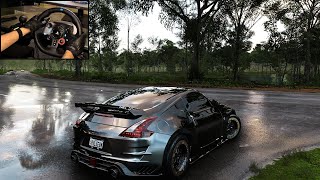 Nissan 370Z  Forza Horizon 5  Steering Wheel Gameplay [upl. by Bertero]