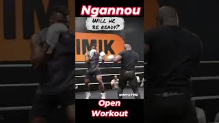 Ngannou sparring Carlos Takam Francis Ngannou vs Tyson Fury boxing francisngannou furyngannou [upl. by Althee86]